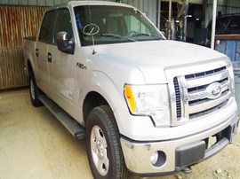 2012 FORD F-15, SILVER, XLT MODEL, CREW CAB, 3.5L TURBO, 4X4, F26356